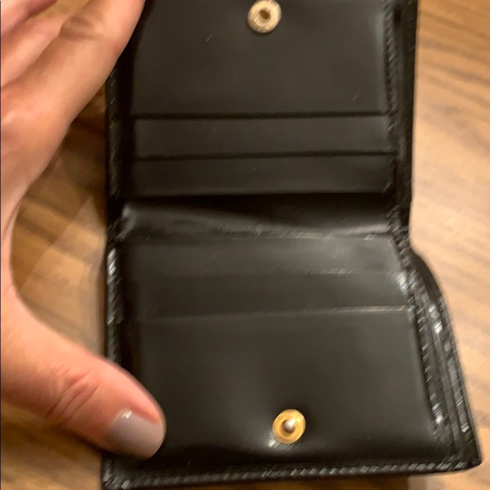 Moschino Leather coin purse bifold wallet